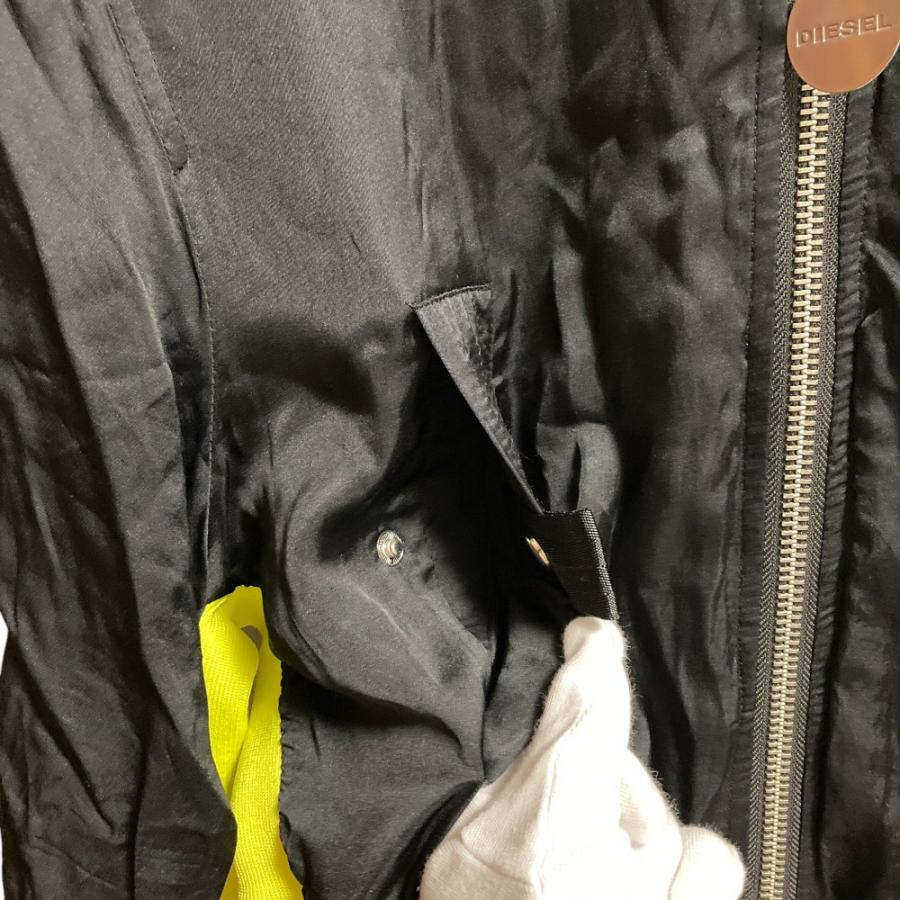 美品✨DIESEL ディーゼル クロップド ボンバージャケット 黒 DIESEL（ディーゼル） 美品 クロップド ボンバージャケット サイズXS