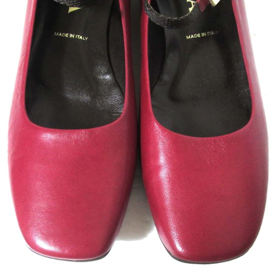 PRADA（プラダ） 新品同様 メリージェーン レザー フラットシューズ