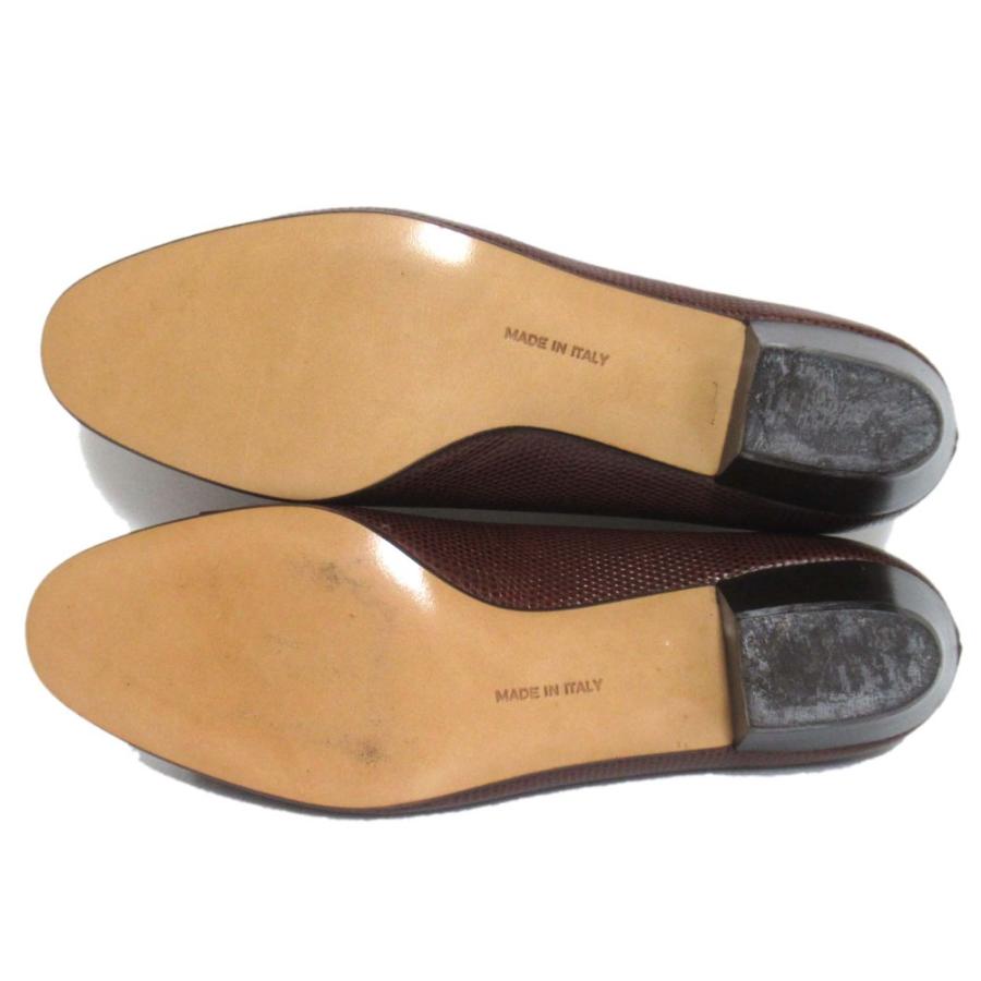 良品 Salvatore Ferragamo サルヴァトーレフェラガモ リザード型押し 