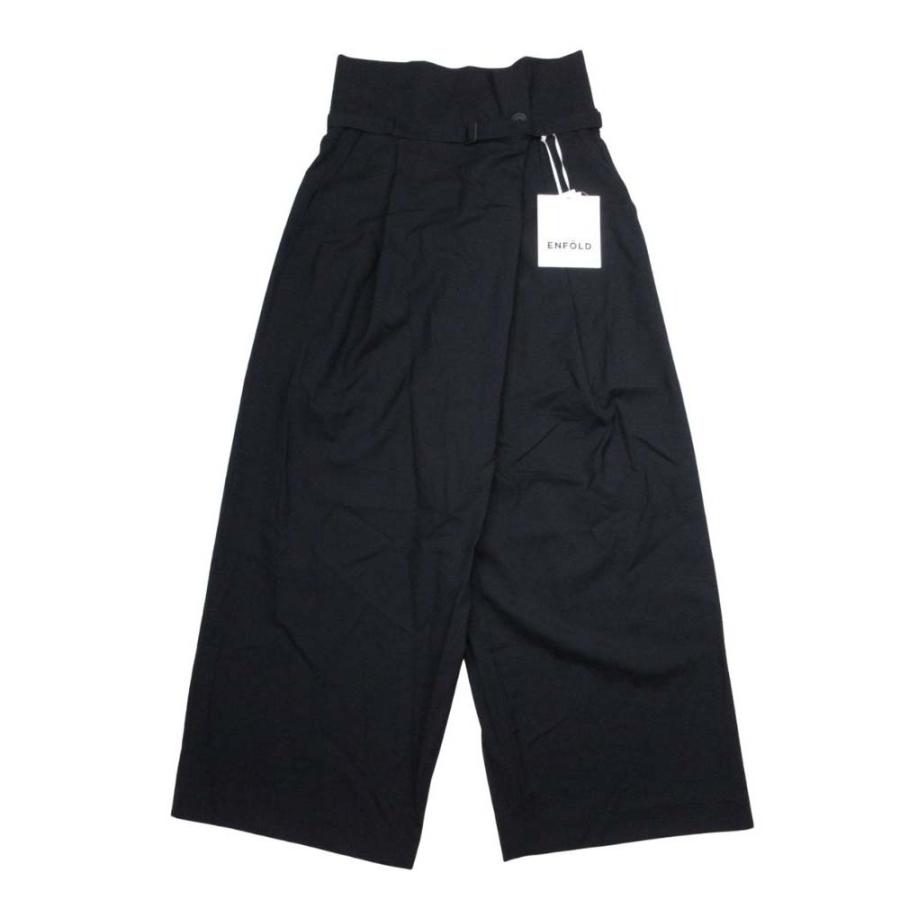 エンフォルド ENFOLD 24AW WIDE TROUSERS 節約 パンツ イージー 36