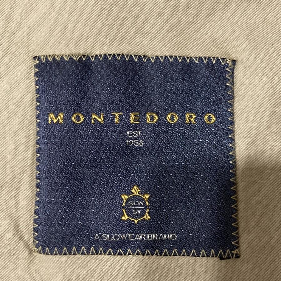 MONTEDORO 良品 モンテドーロ チェック柄 Vネック ジレ ベスト Mサイズ 