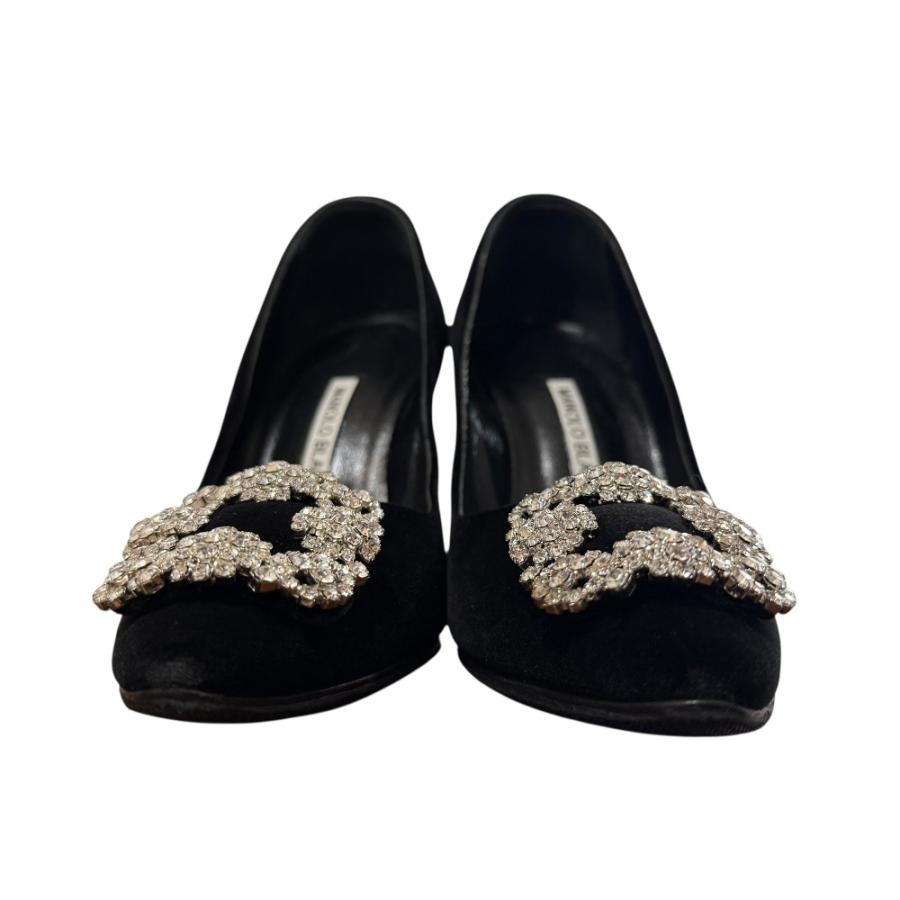 MANOLO BLAHNIK（マノロブラニク） 未使用 ハンギシ ベルベット 