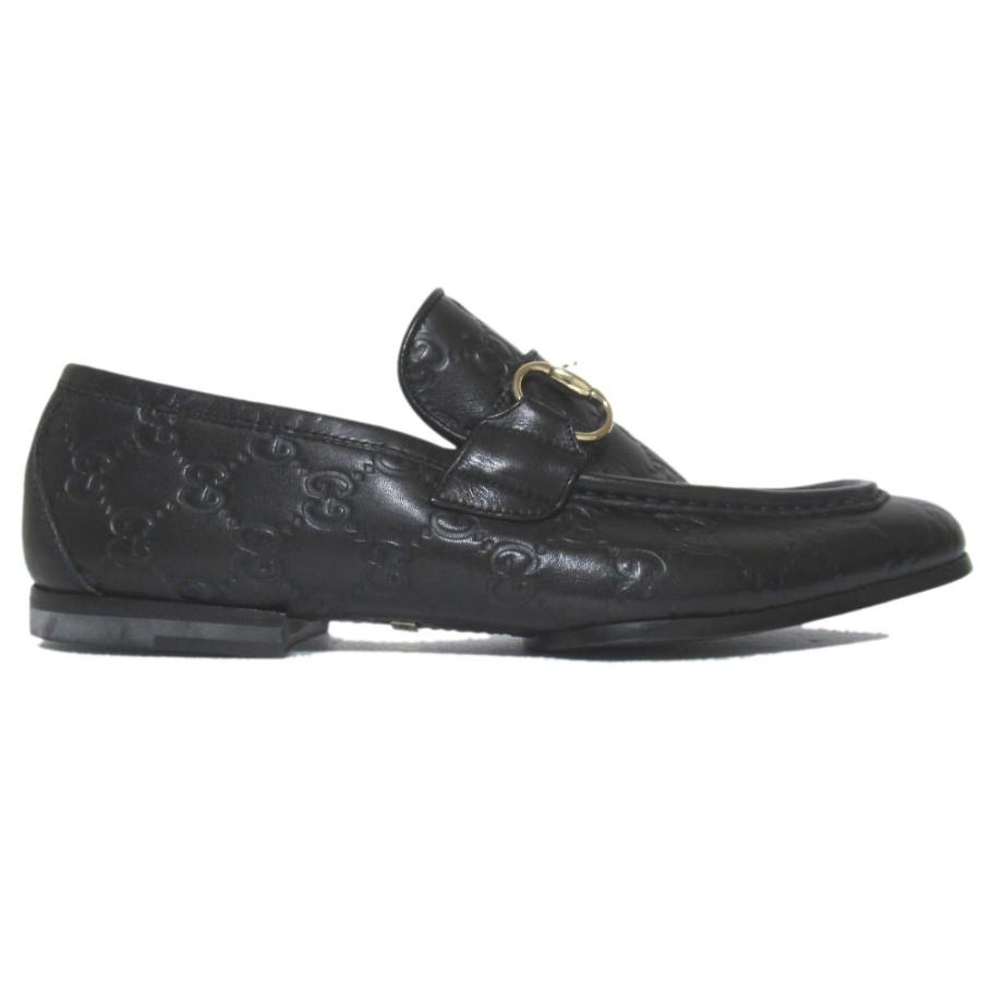 GUCCI（グッチ） 未使用 GGシマ レザー ホースビット ローファー 14722 