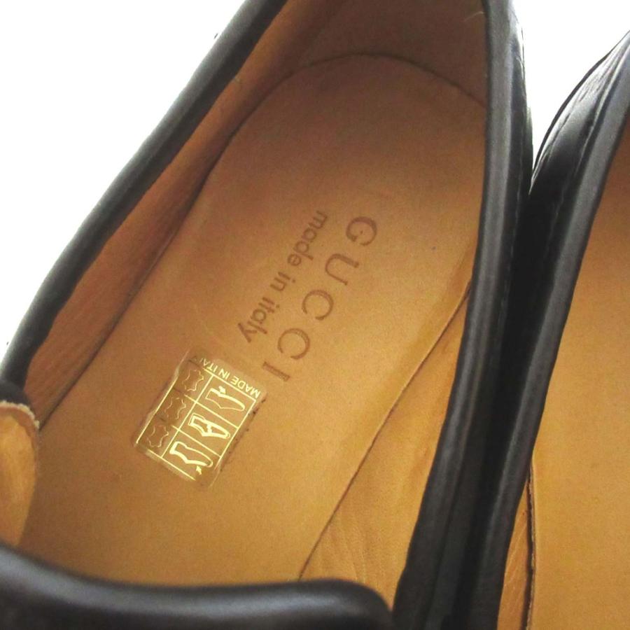 GUCCI（グッチ） 未使用 GGシマ レザー ホースビット ローファー 14722 