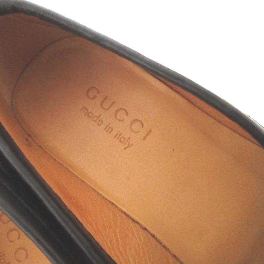 GUCCI（グッチ） 未使用 GGシマ レザー ホースビット ローファー 14722 