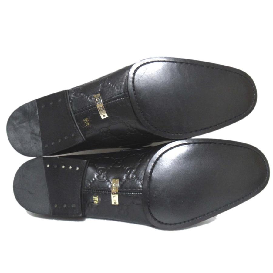 GUCCI（グッチ） 未使用 GGシマ レザー ホースビット ローファー