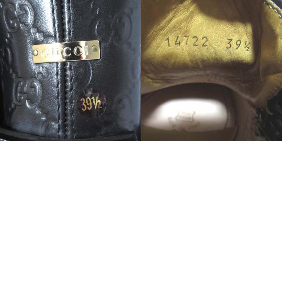 GUCCI（グッチ） 未使用 GGシマ レザー ホースビット ローファー 14722 