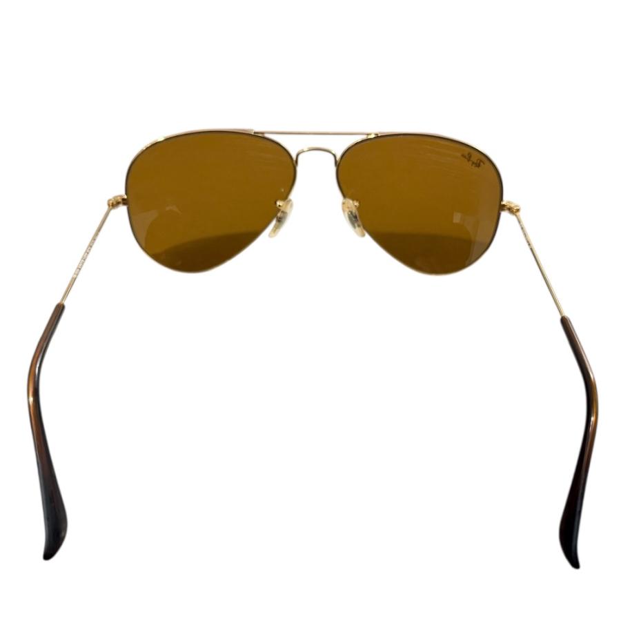 良品 Ray-Ban レイバン アビエーター サングラス アイウェア RB3025 ゴールドフレーム メンズ 古着 中古 USED Ray-Ban（レイバン） 美品 アビエーター サングラス アイウェア RB3025