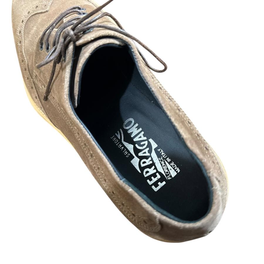 美品 Salvatore Ferragamo サルヴァトーレフェラガモ スエード