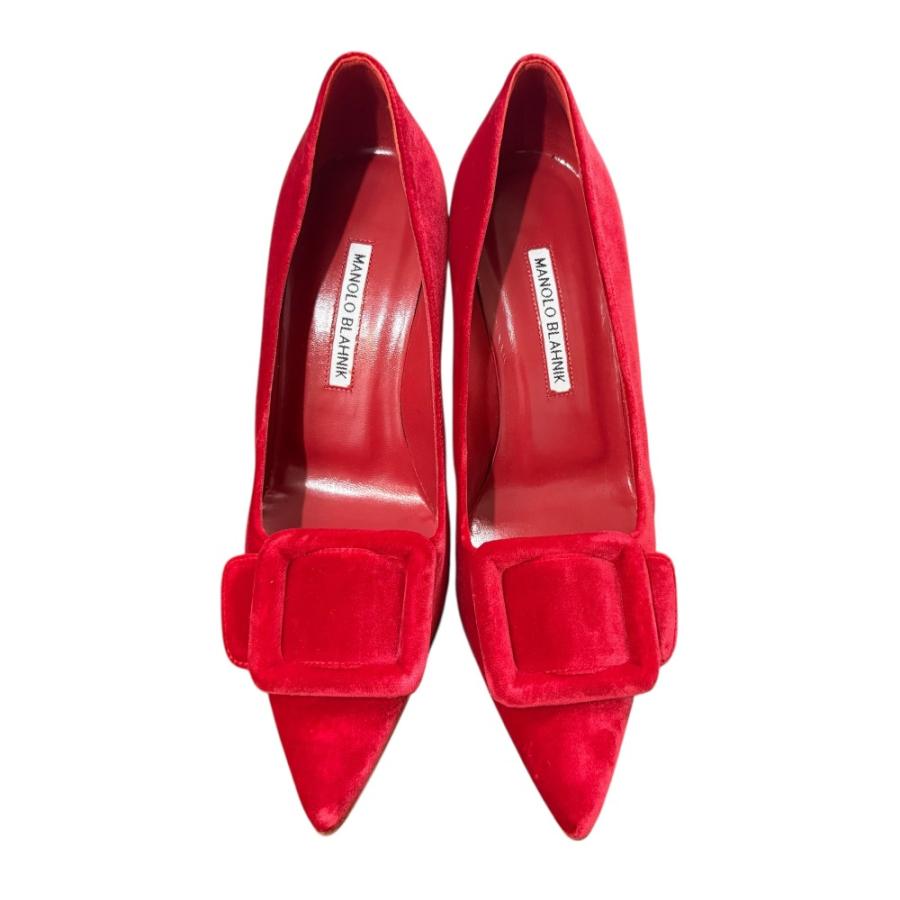 MANOLO BLAHNIK（マノロブラニク） 未使用 メイセール ベロア ポイン