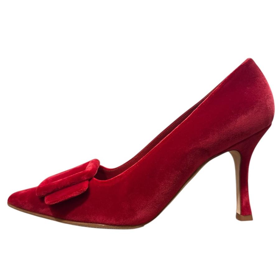MANOLO BLAHNIK（マノロブラニク） 未使用 メイセール ベロア ポイン