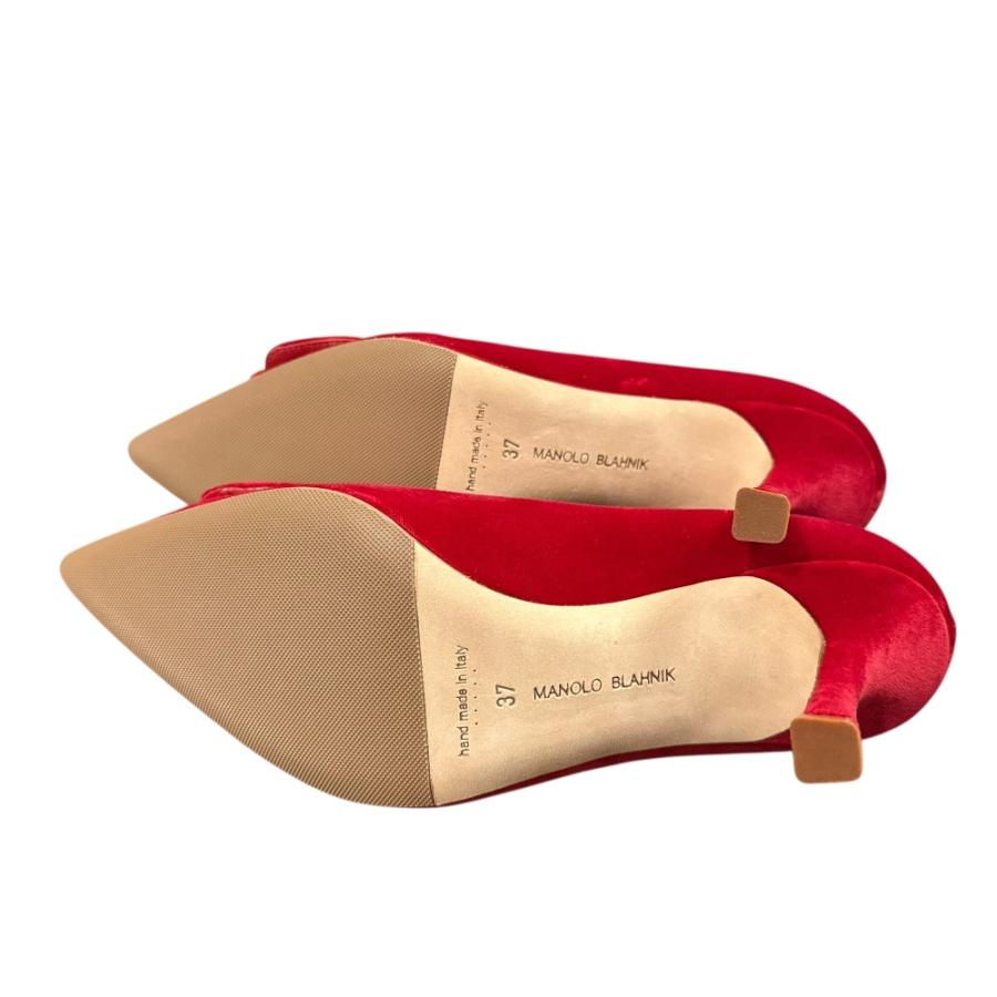 MANOLO BLAHNIK（マノロブラニク） 未使用 メイセール ベロア ポイン