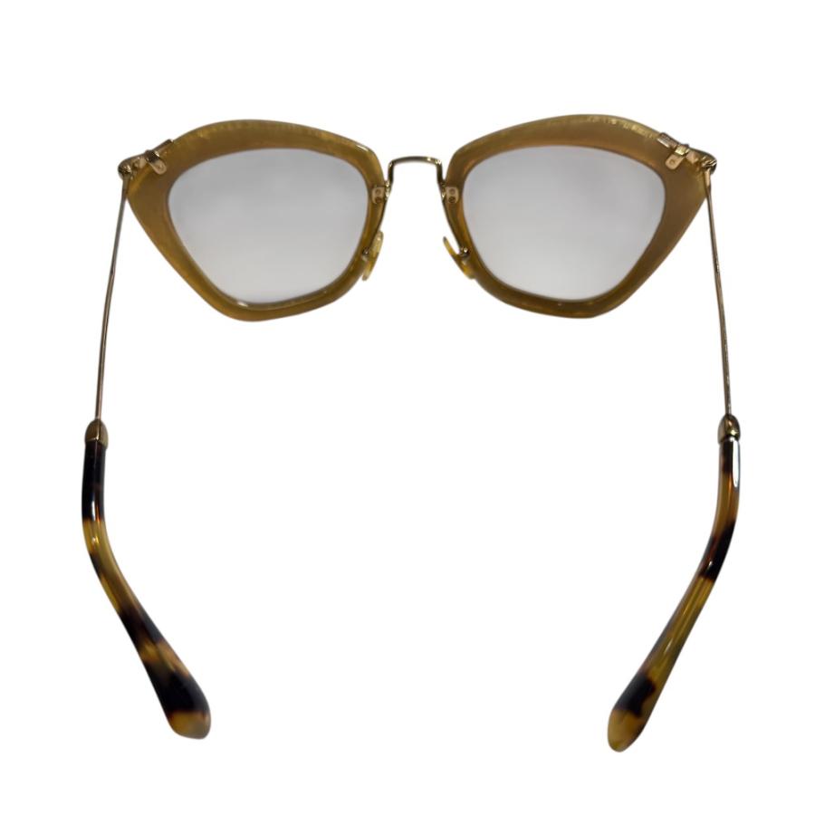 miu miu（ミュウミュウ） 美品 キャットアイ ラメ サングラス アイ