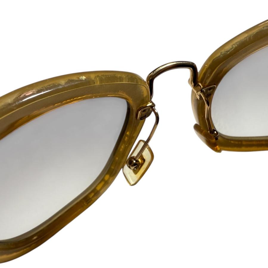miu miu（ミュウミュウ） 美品 キャットアイ ラメ サングラス アイ