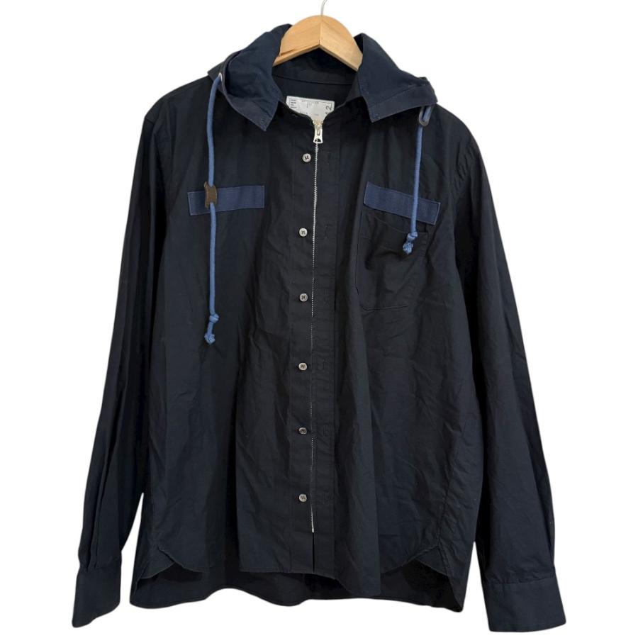 sacai 20ss ドッキングシャツ　20-02242M sacai（サカイ） 美品 ドッキングシャツ 20-02242M サイズ3 ブラック