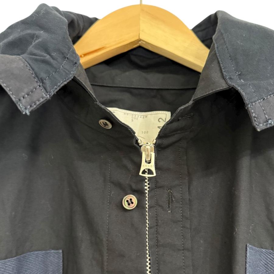 sacai（サカイ） 美品 ドッキングシャツ 20-02242M サイズ3 ブラック