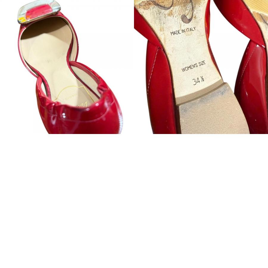 Roger Vivier（ロジェヴィヴィエ） 美品 パテントレザー フラット 