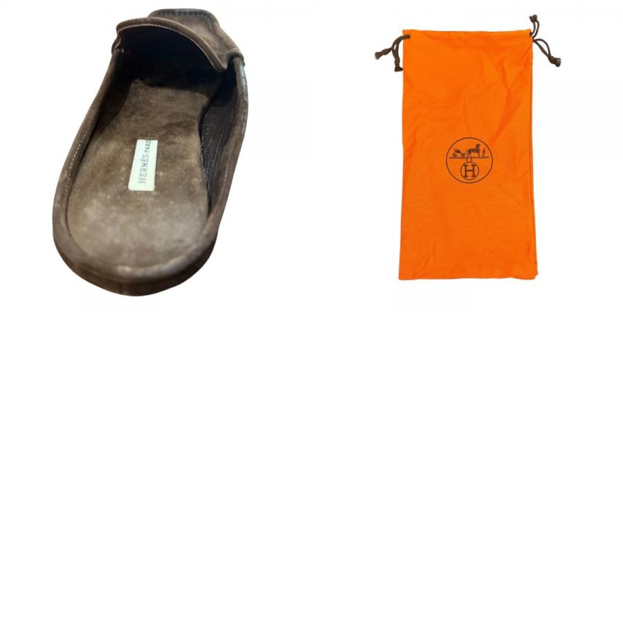 HERMES（エルメス） 美品 スエード スリッパ ローファー サイズ36 23cm 