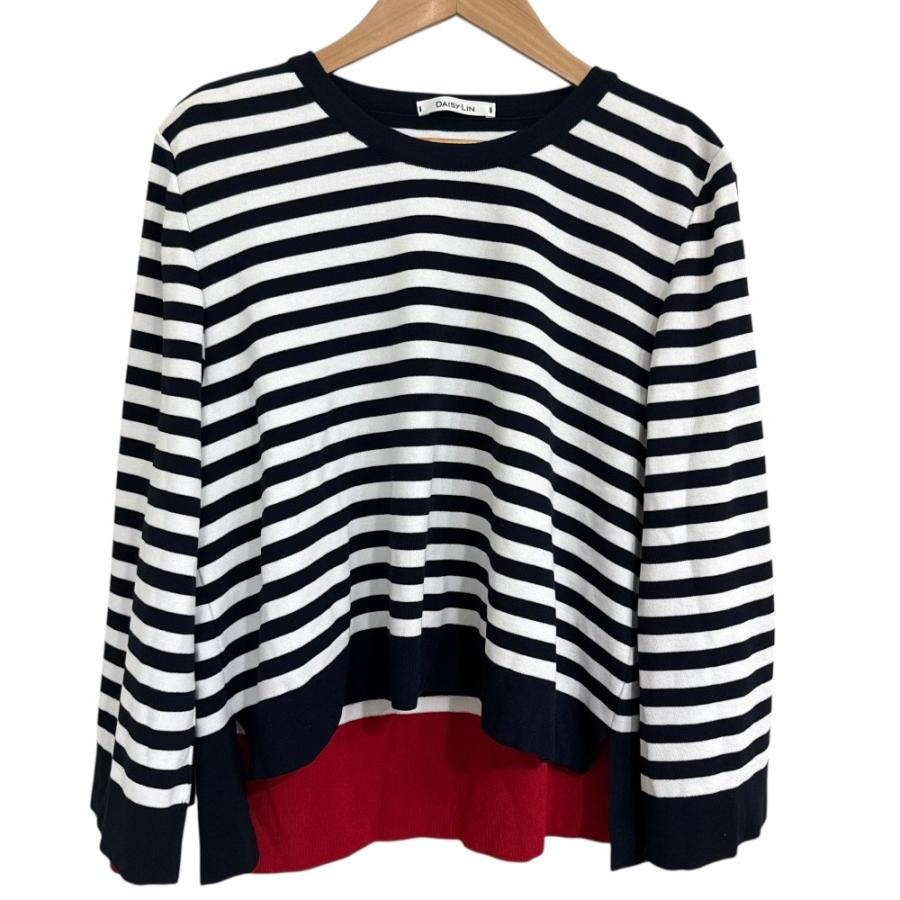 美品 DAISY LIN デイジーリン フォクシー ドービルボーダー ニット  