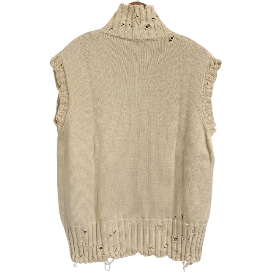 MARNI（マルニ） 美品 22AW MARNI ハイネック ダメージ加工 ニット