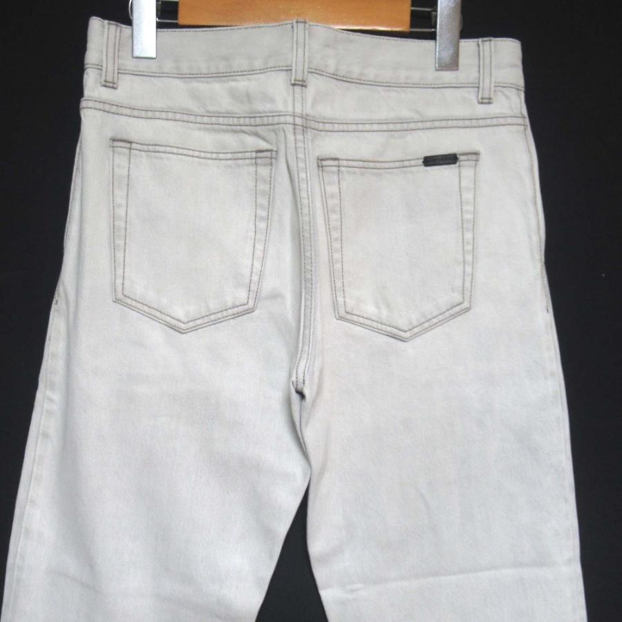 美品 クリーニング済 SAINT LAURENT PARIS サンローランパリ RELAXED STRAIGHT-CUT デニムパンツ 644678 Y01KA W29 ライトグレー メンズ 古着 中古 USED 美品 クリーニング済 SAINT LAURENT PARIS サンローランパリ RELAXED