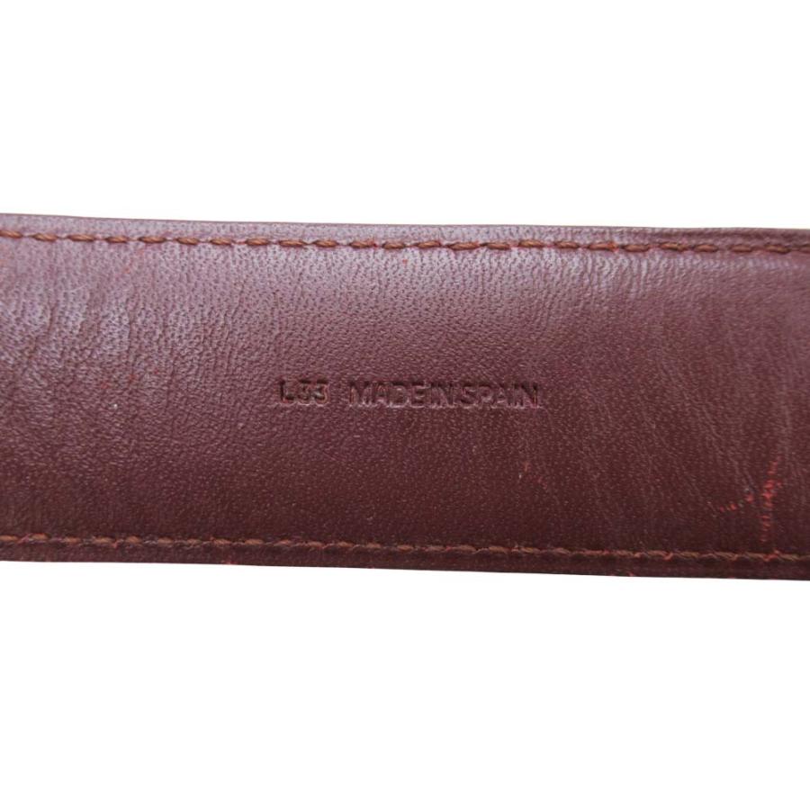 Cartier（カルティエ） 美品 マスト ドゥ マストライン レザーベルト