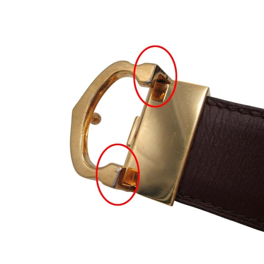 Cartier（カルティエ） 美品 マスト ドゥ マストライン レザーベルト