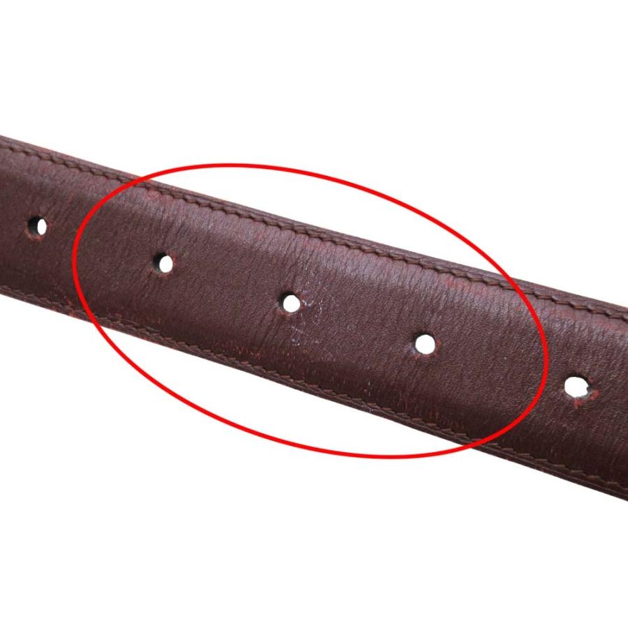 Cartier（カルティエ） 美品 マスト ドゥ マストライン レザーベルト