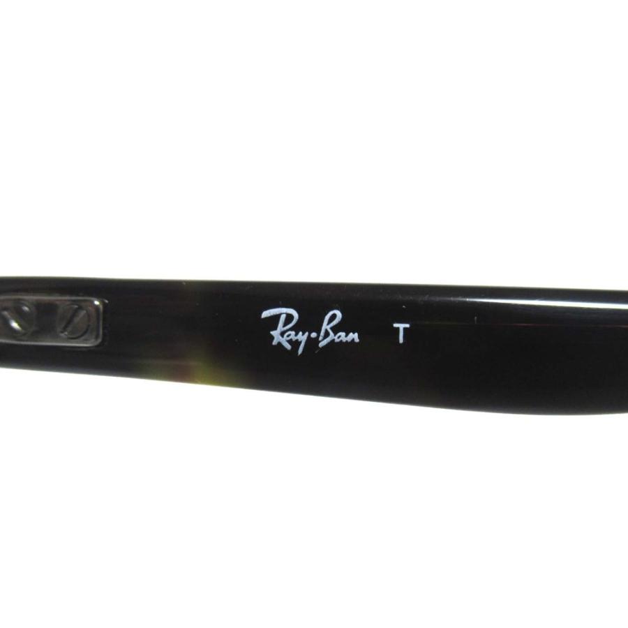 新品同様 Ray-ban レイバン OPTICS オプティクス デモレンズ スクエアシェイプ フルリム メガネ 眼鏡 B5407D 52□19-145 ブラック メンズ 古着 中古 USED Ray-Ban（レイバン） 未使用 デモレンズ OPTICS ピローシェイプ セル