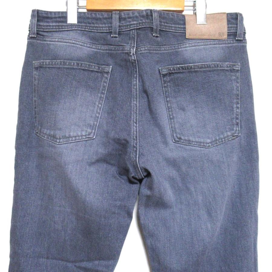 美品 BRIGLIA ブリリア RIBOT スリムフィット ストレッチ デニムパンツ 