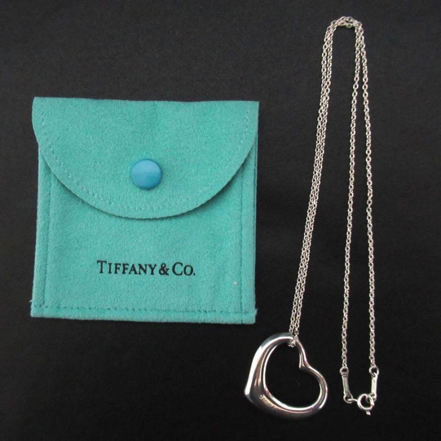 美品 Tiffany&Co ティファニー エルサペレッティ オープンハート ネックレス ペンダント 925SV シルバー レディース 古着 中古_6