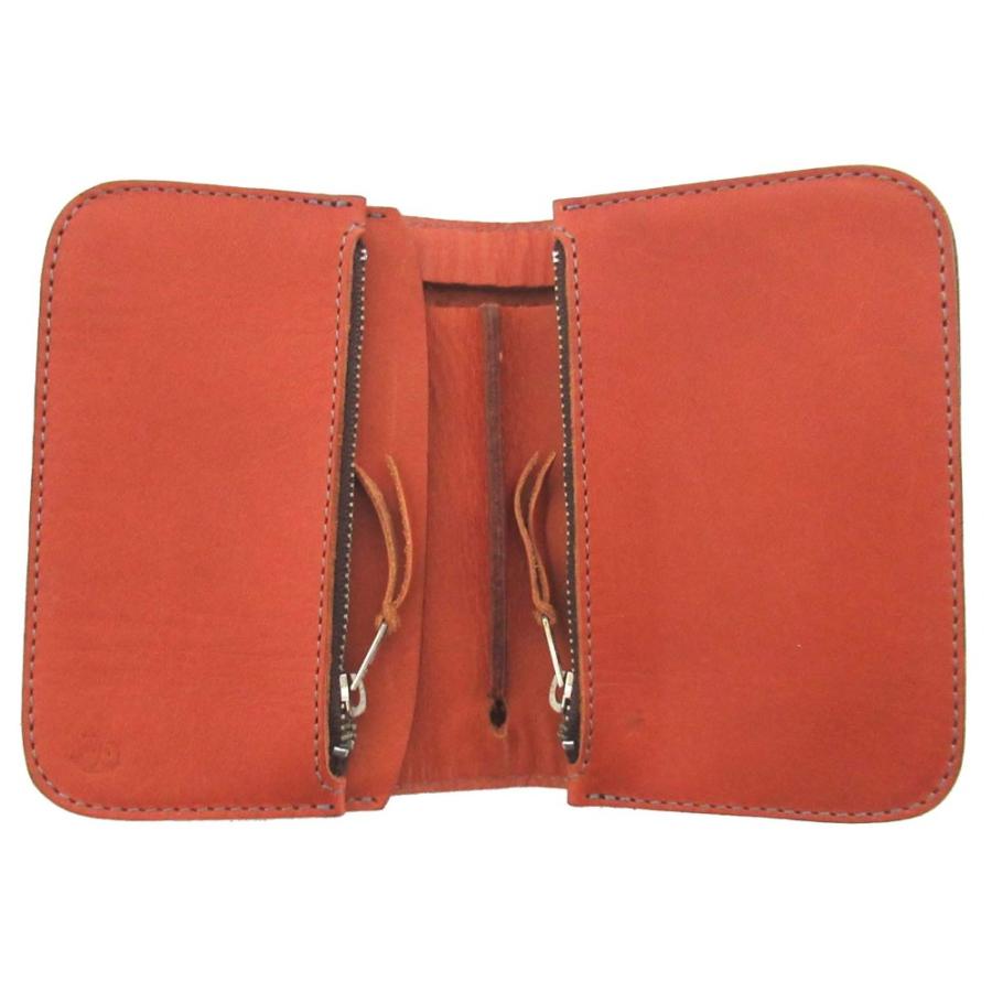 REDMOON（レッドムーン） 美品 レザー 二つ折り ウォレット 財布