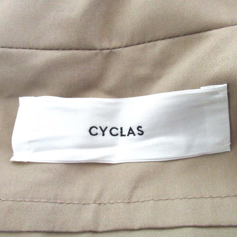 CYCLAS 美品 シクラス シルクブレンド タイロッケン型 トレンチコート 