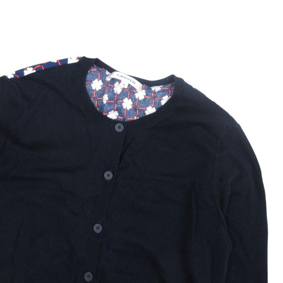 CARVEN（カルヴェン） 美品 布帛切替 花柄 クルーネック