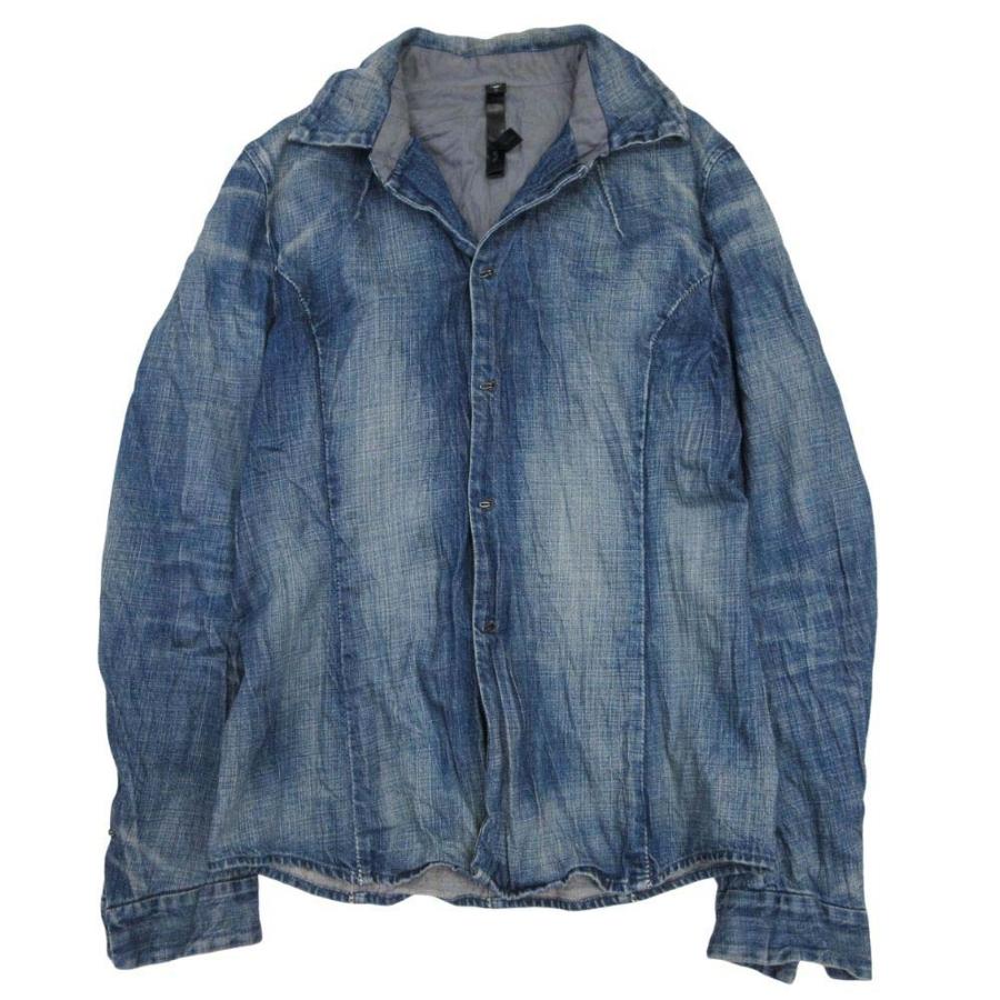 wjk 美品 13ss wjk ダブルジェイケイ 2hook denim shirts シャツ