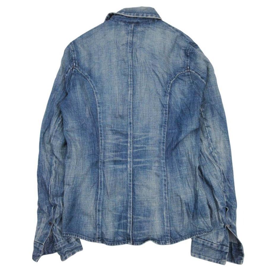 wjk 美品 13ss wjk ダブルジェイケイ 2hook denim shirts シャツ