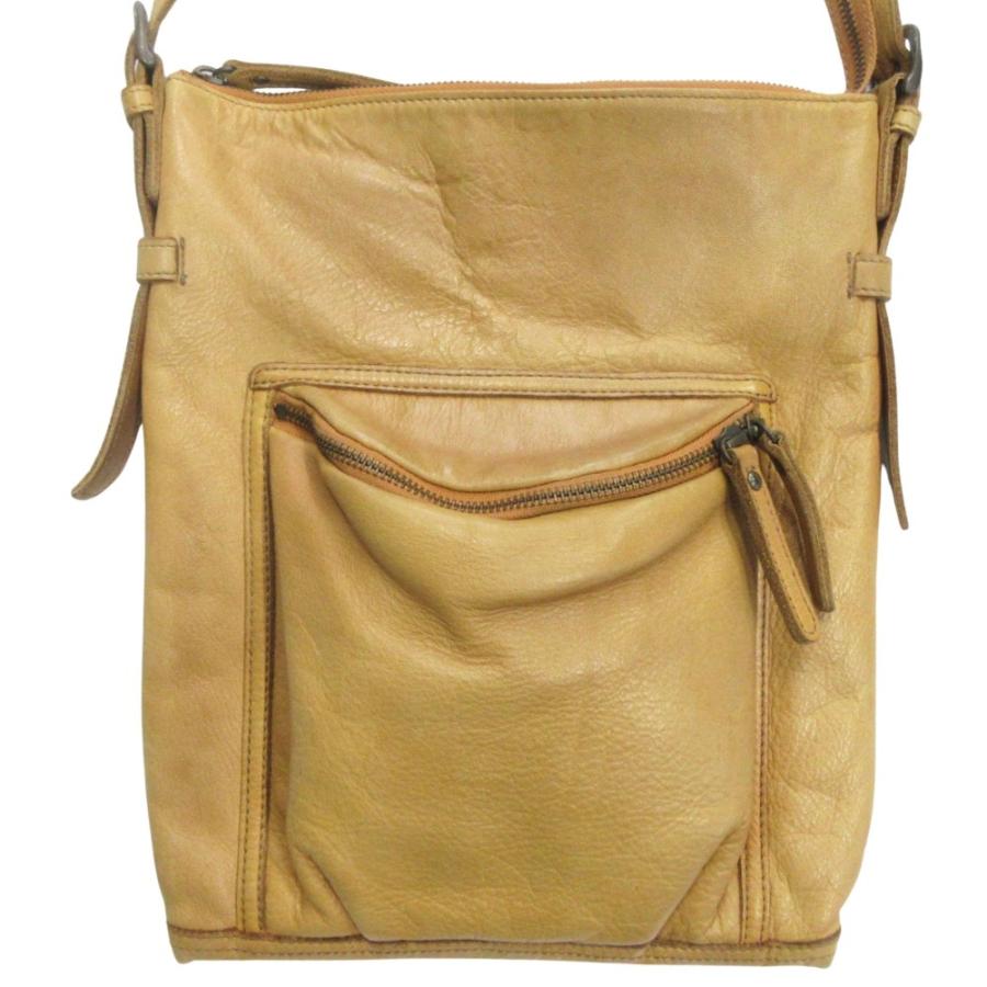 美品 Dakota ダコタ レザー ショルダー バッグ 鞄 ロゴ 型押し ベージュ メンズ レディース 古着 中古 USED Dakota（ダコタ） 美品 レザー ショルダー バッグ 鞄 ロゴ 型押し