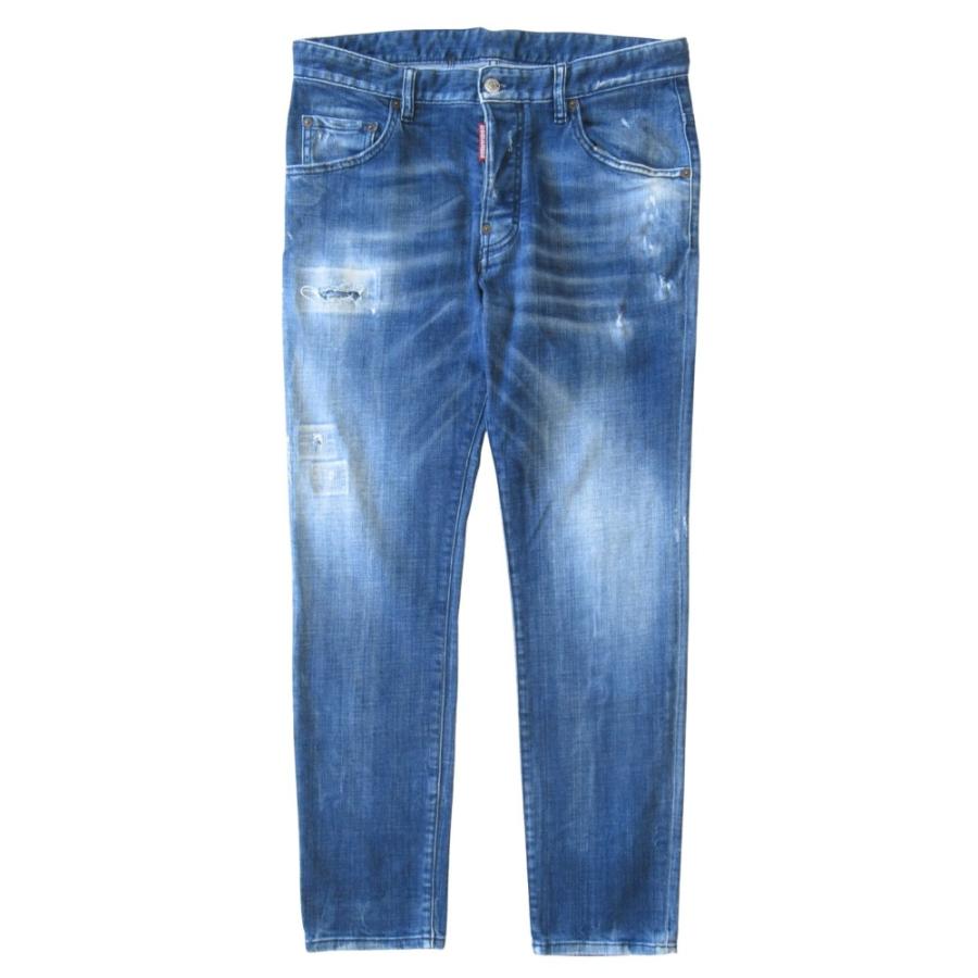 美品 DSQUARED2 ディースクエアード ダメージ加工 ボタンフライ
