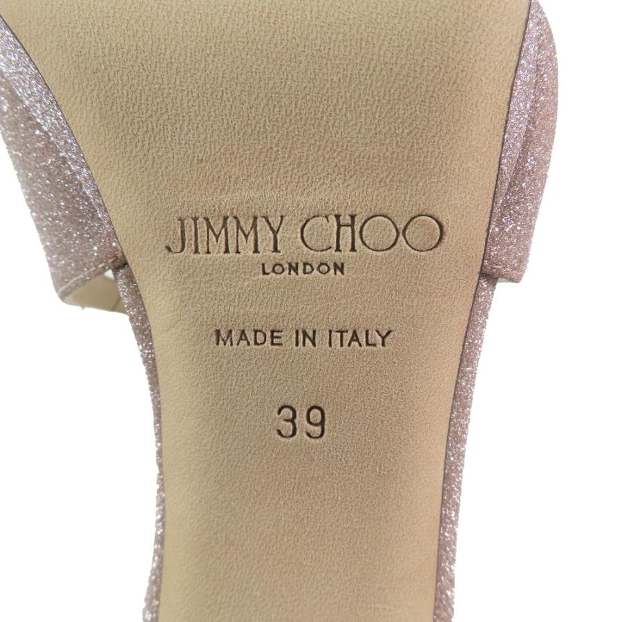 JIMMY CHOO（ジミーチュウ） 未使用 グリッター ハイヒール サンダル