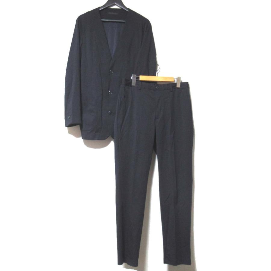 美品 AOKI PAJAMA SUITS アオキ パジャマスーツ ノーカラー テーラード