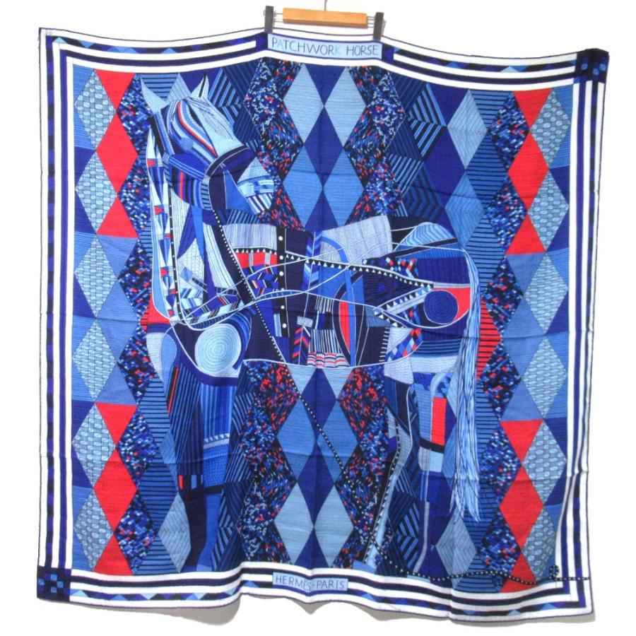 HERMES（エルメス） 美品 カレジェアン カレ140 PATCHWORK HORSE