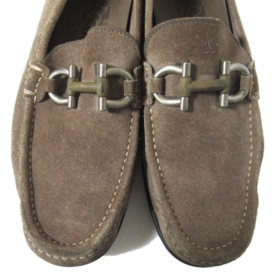 美品 Salvatore Ferragamo サルヴァトーレフェラガモ ガンチーニ金具 