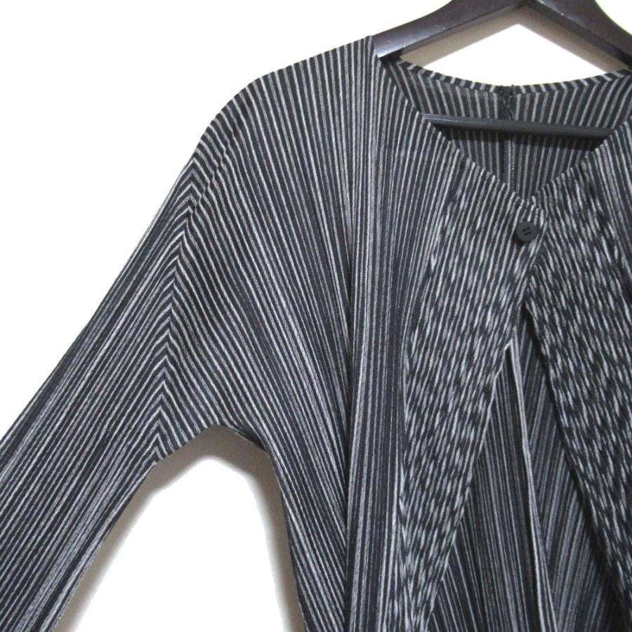PLEATS PLEASE（プリーツ プリーズ） 美品 イッセイミヤケ ストライプ 