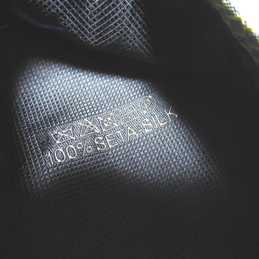 Brioni（ブリオーニ） 美品 小紋柄 ジャガード シルク ネクタイ ブルー