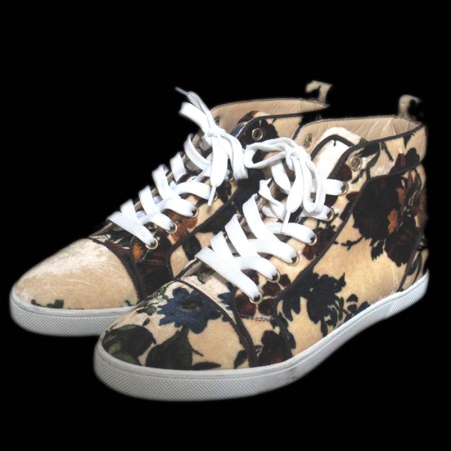 Christian Louboutin（クリスチャンルブタン） 美品 ルイス 花柄