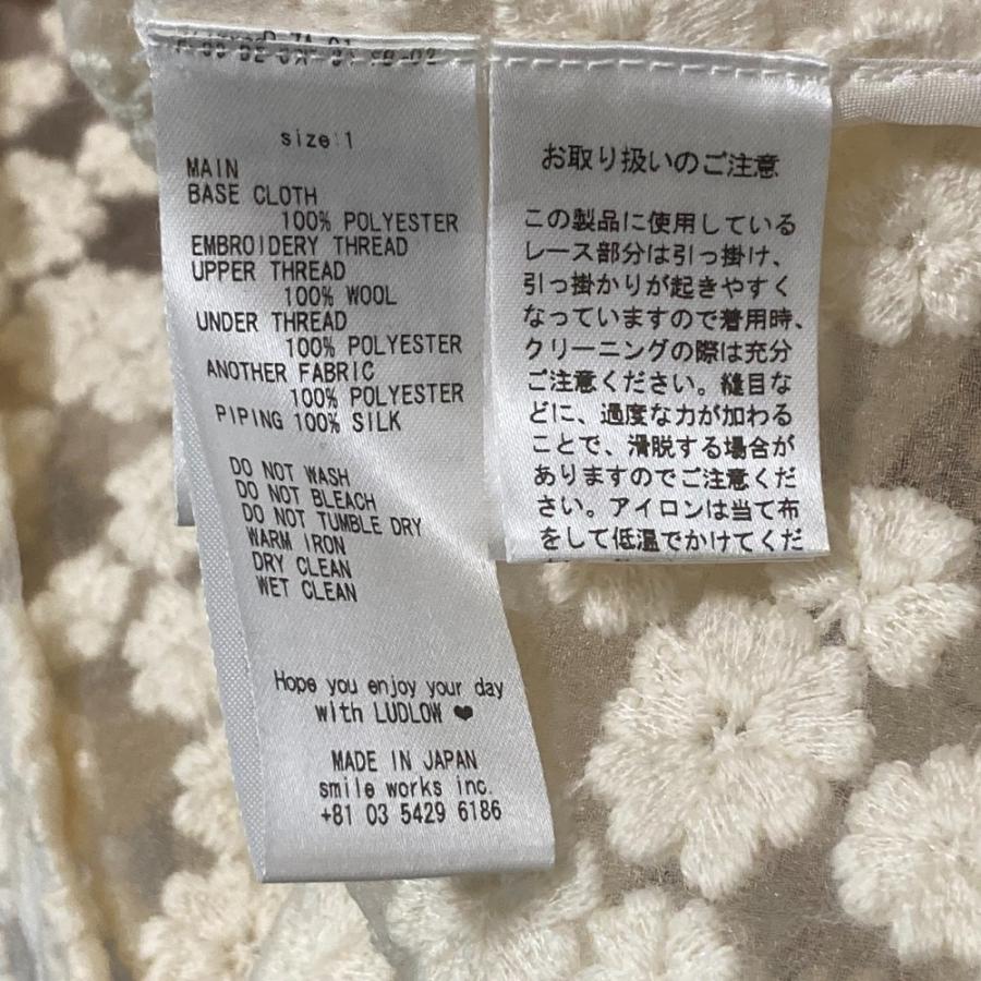 LUDLOW（ラドロー） 美品 23AW LUDLOW croquant フラワーエンブロイ