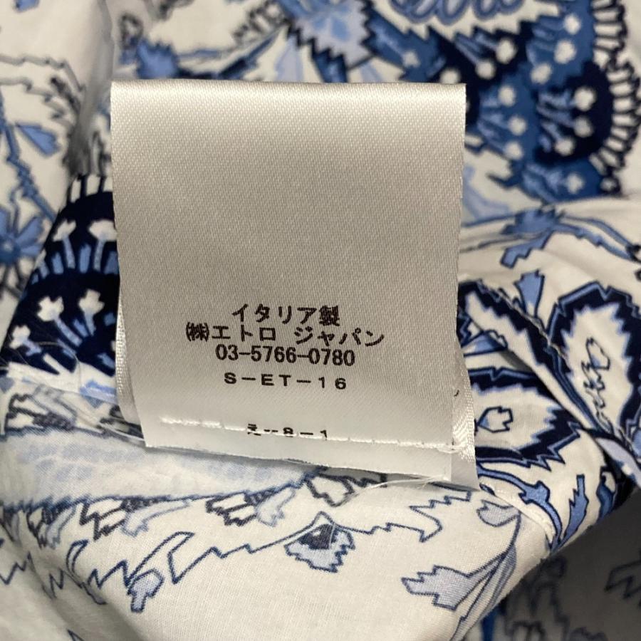 ETRO（エトロ） 美品 23SS ETRO ペイズリー柄 長袖シャツ サイズ41