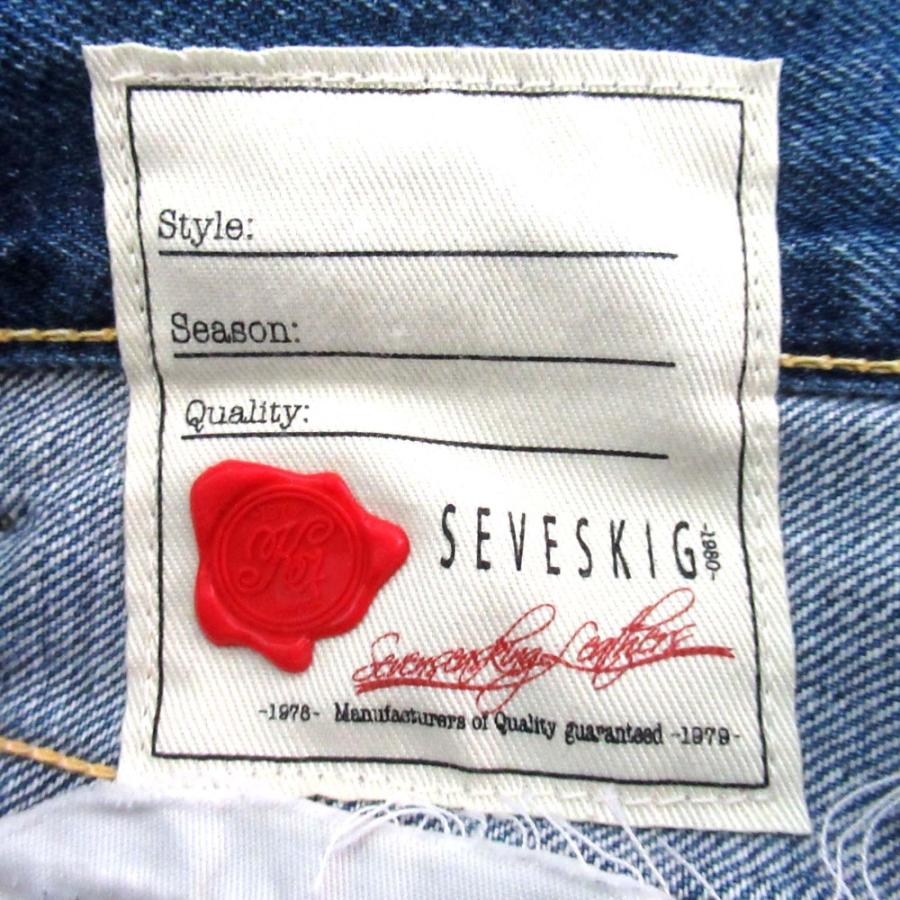 SEVESKIG（セヴシグ） 美品 ダメージ加工 デニムパンツ ジーンズ M 