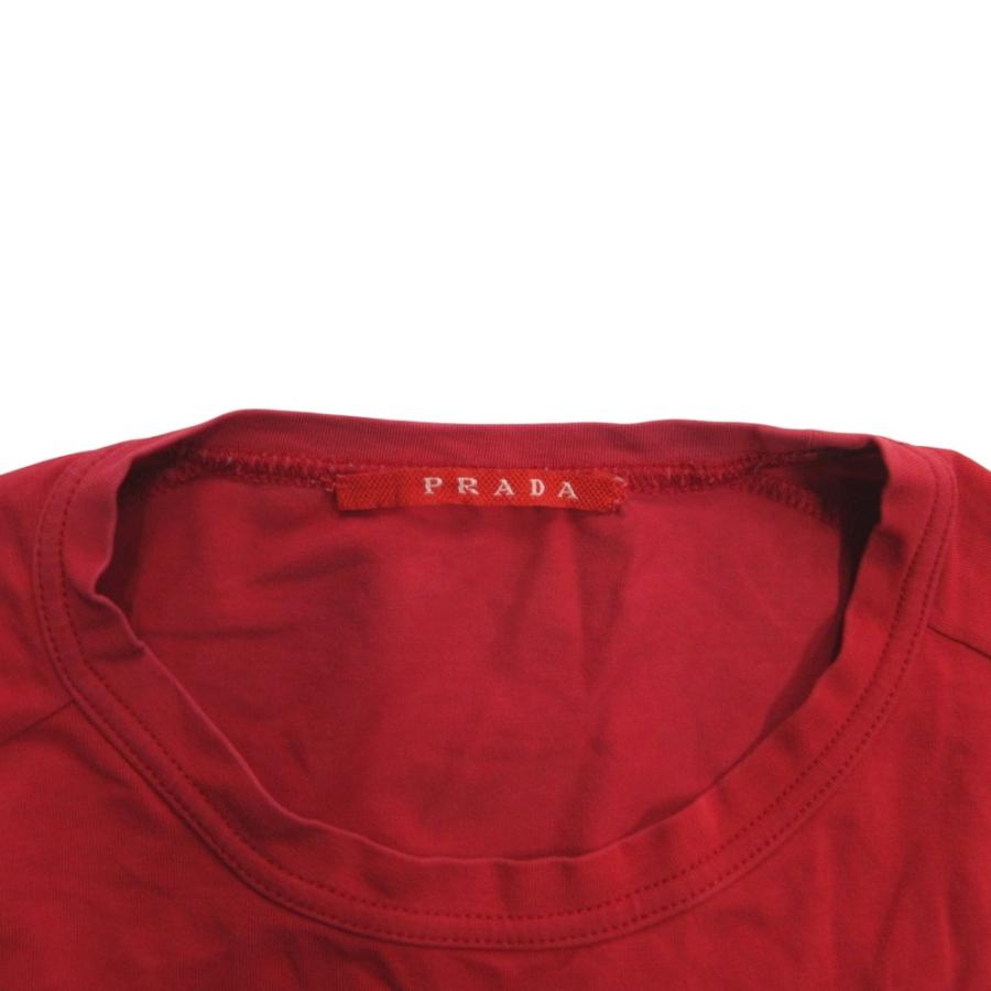 良品 PRADA SPORT プラダスポーツ バックポケット Tシャツ カットソー