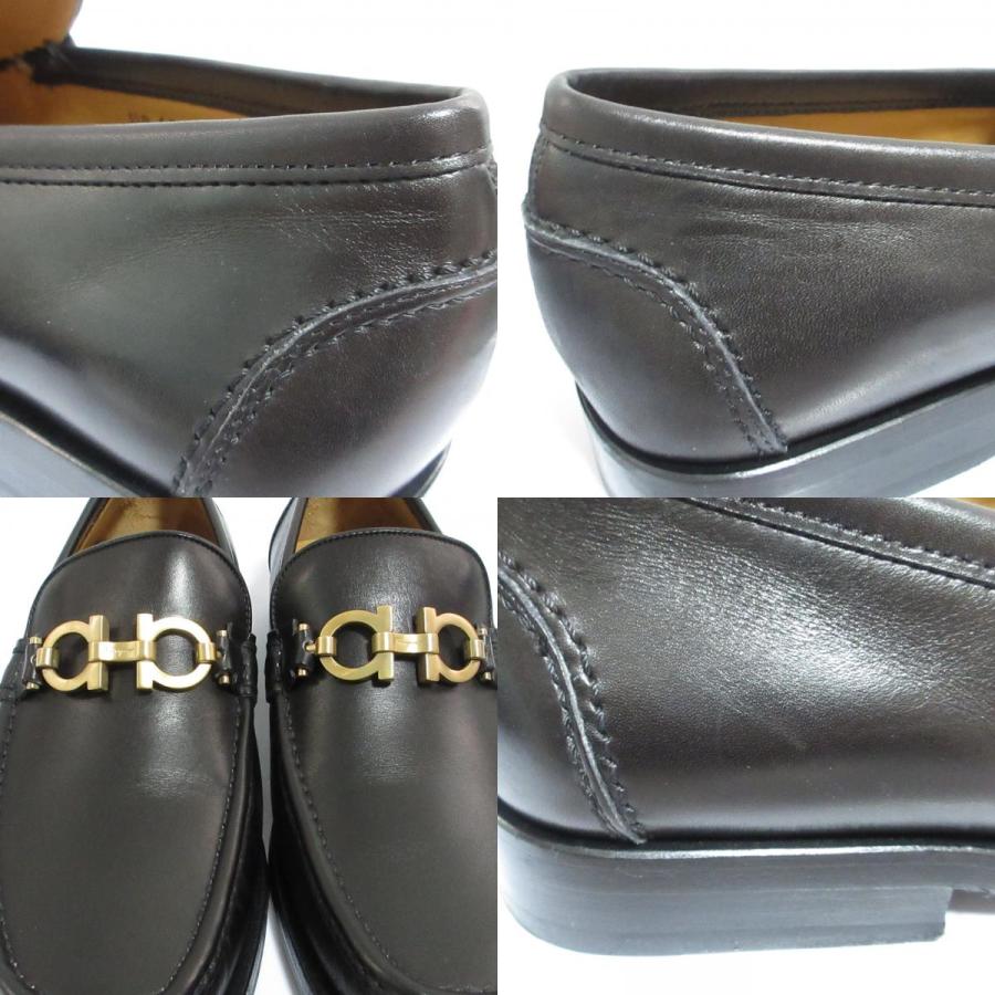 美品 Salvatore Ferragamo サルヴァトーレフェラガモ ガンチーニ金具 